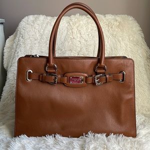 Michael Kors Brown Leather Tote